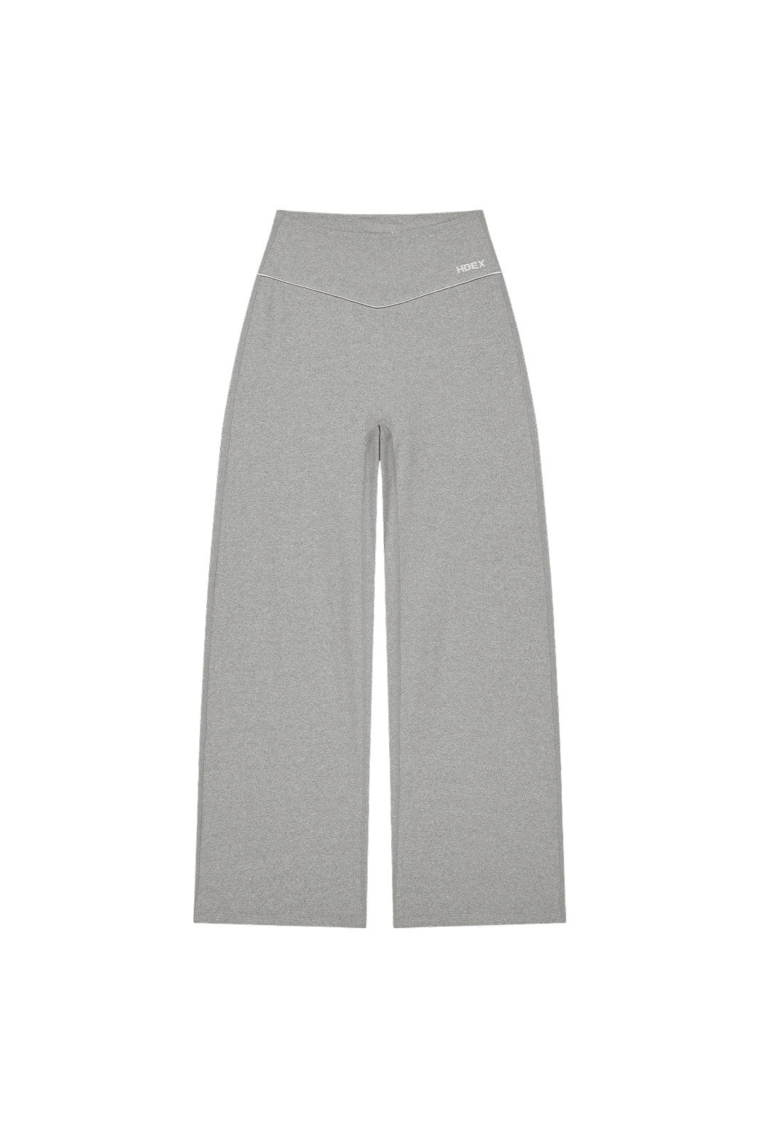 HDEX Celana Korea Olahraga Sophie Line Wide Pants Melange Gray Wanita Fitness