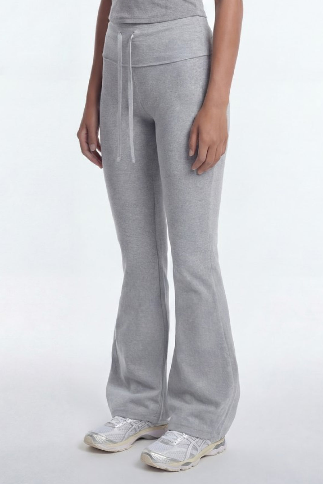 HDEX Celana Korea Olahraga Sophie Relax Bootcut Leggings Melange Gray Wanita Fitness