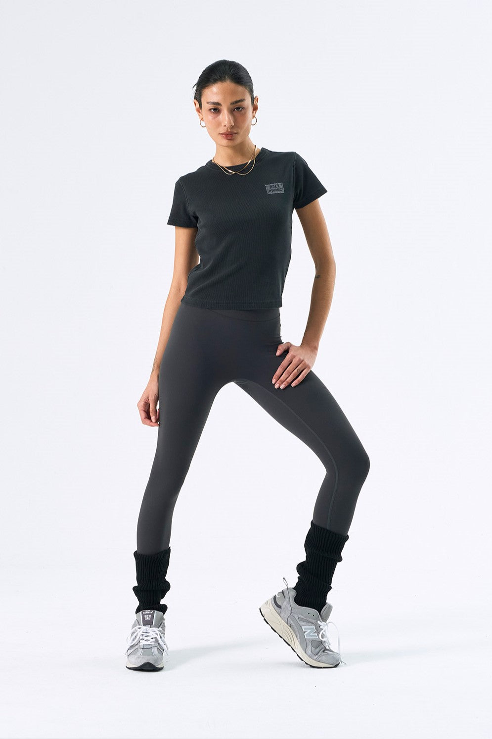 HDEX Womens Support Leggings Deep Gray