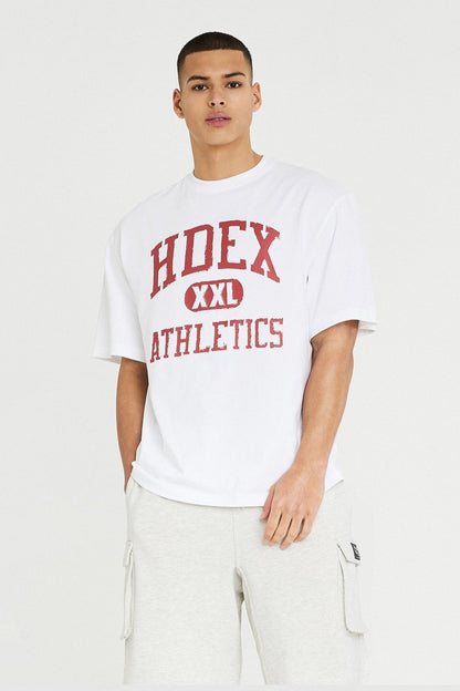 HDEX Varsity Short Sleeve White