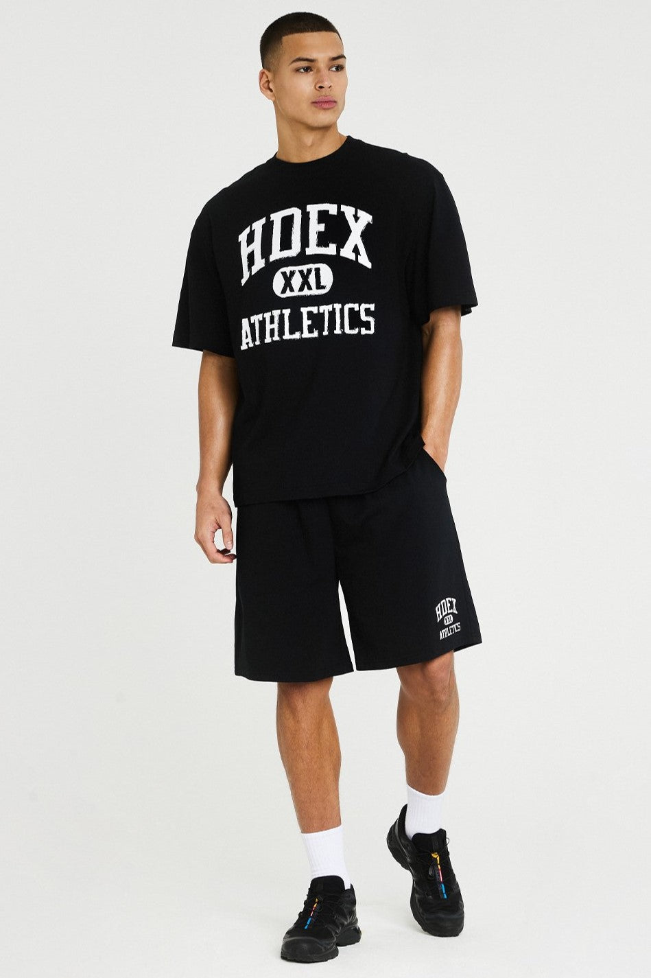 HDEX Varsity Comfortable Shorts Black