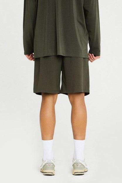 HDEX Varsity Comfortable Shorts Khaki
