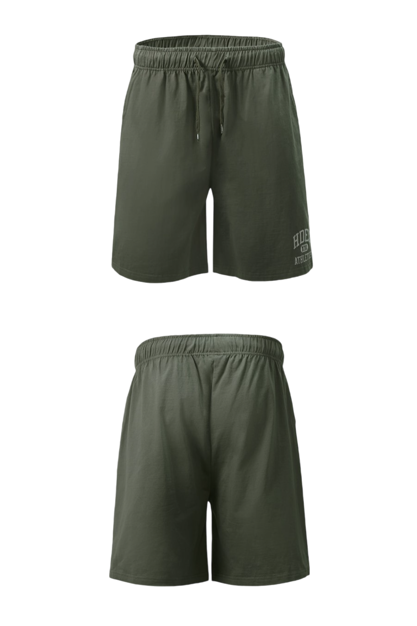 HDEX Varsity Comfortable Shorts Khaki