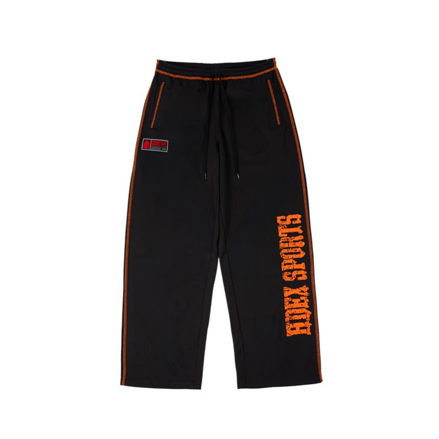 [GYM CLUB LEGACY PRE-ORDER] HDEX Celana Korea Olahraga Giant Fit 85 Mesh Wide Pants Black Pria Fitness