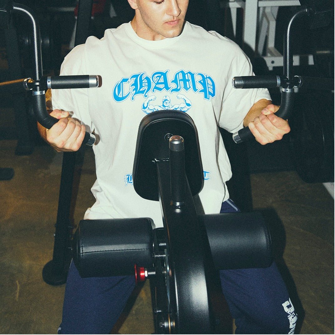 [GYM CLUB LEGACY PRE-ORDER] HDEX Celana Korea Olahraga Giant Fit 85 Mesh Wide Pants Navy Pria Fitness