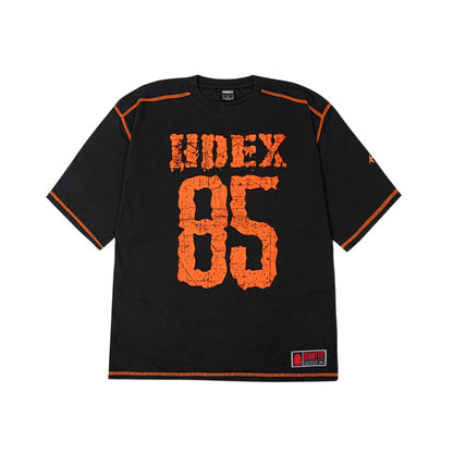 [GYM CLUB LEGACY PRE-ORDER] HDEX Baju Korea Olahraga Giant Fit 85 Mesh Short Sleeve Black Pria Fitness
