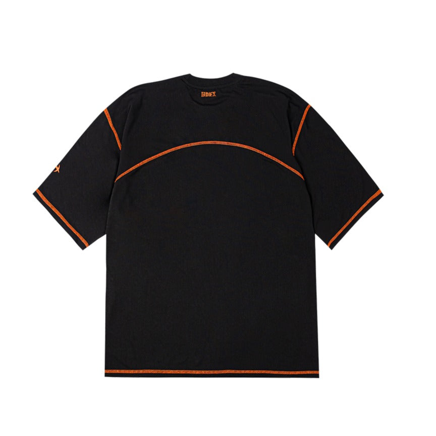 [GYM CLUB LEGACY PRE-ORDER] HDEX Baju Korea Olahraga Giant Fit 85 Mesh Short Sleeve Black Pria Fitness