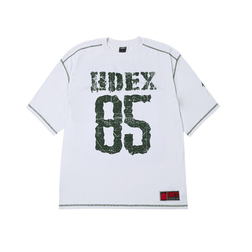[GYM CLUB LEGACY PRE-ORDER] HDEX Baju Korea Olahraga Giant Fit 85 Mesh Short Sleeve White Pria Fitness