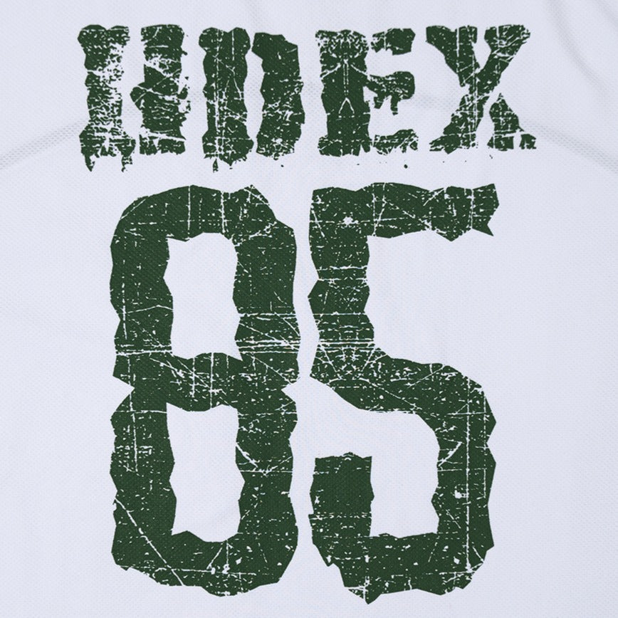 [GYM CLUB LEGACY PRE-ORDER] HDEX Baju Korea Olahraga Giant Fit 85 Mesh Short Sleeve White Pria Fitness