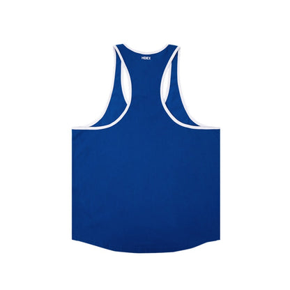 [GYM CLUB LEGACY PRE-ORDER] HDEX Baju Korea Olahraga Old Champ Stringer Cobalt Blue Pria Fitness