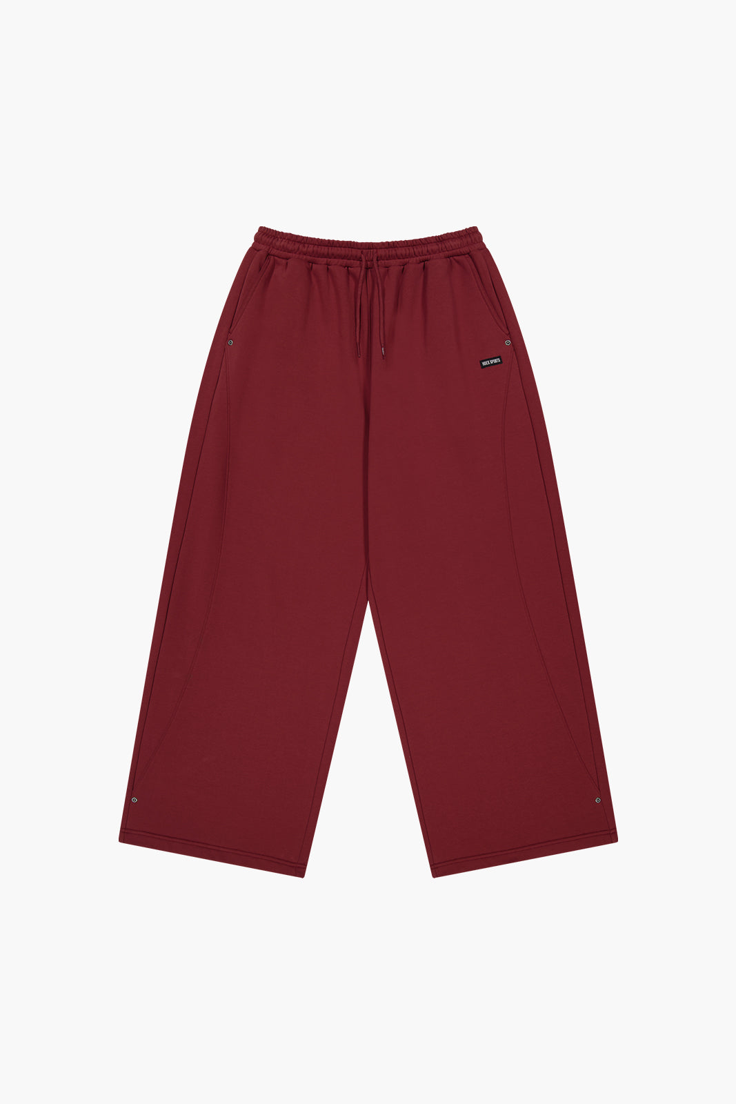 HDEX Celana Korea Olahraga Curve Rivet Sweat Pants Navy Pria Wanita Fitness