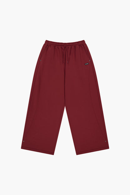 HDEX Celana Korea Olahraga Curve Rivet Sweat Pants Navy Pria Wanita Fitness