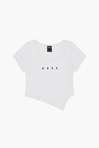 HDEX Baju Korea Olahraga Womens Brisen V-Cut Short Sleeve White Wanita Fitness