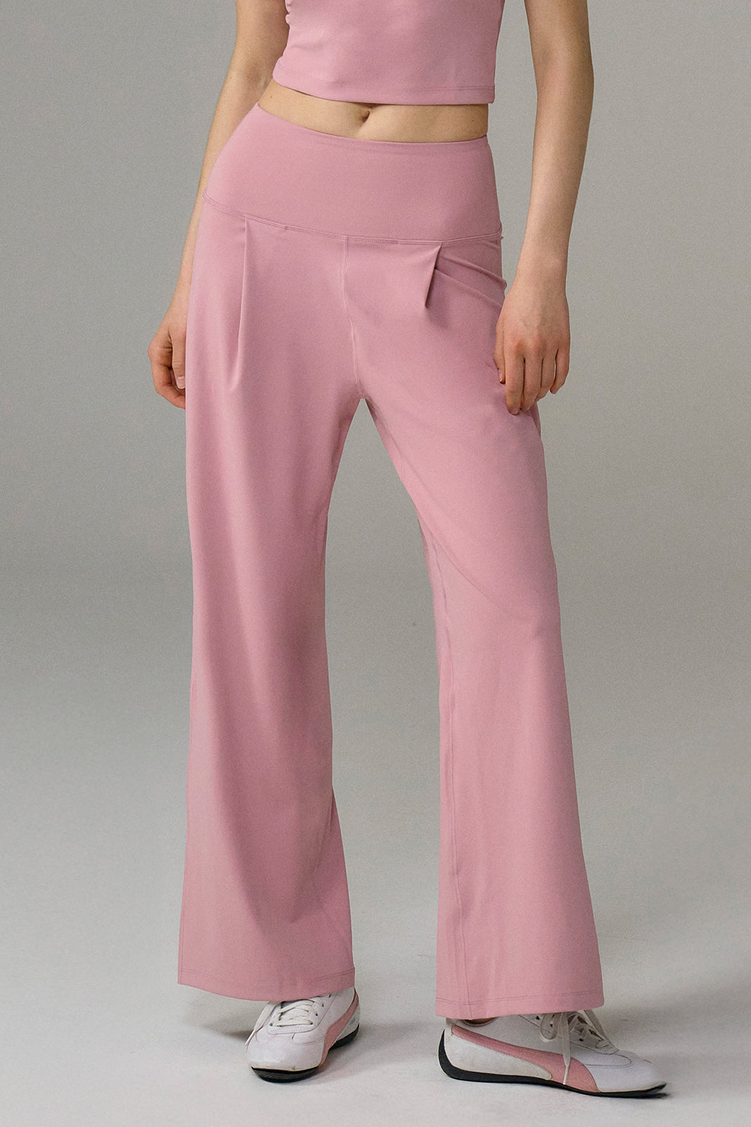 HDEX Celana Korea Olahraga Light Support Daily Leggings Pants Indie Pink