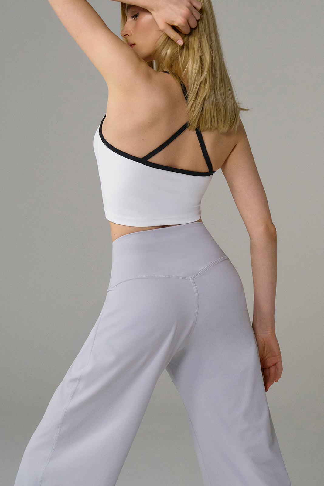 HDEX Celana Korea Olahraga Light Support Daily Leggings Pants Mist Gray