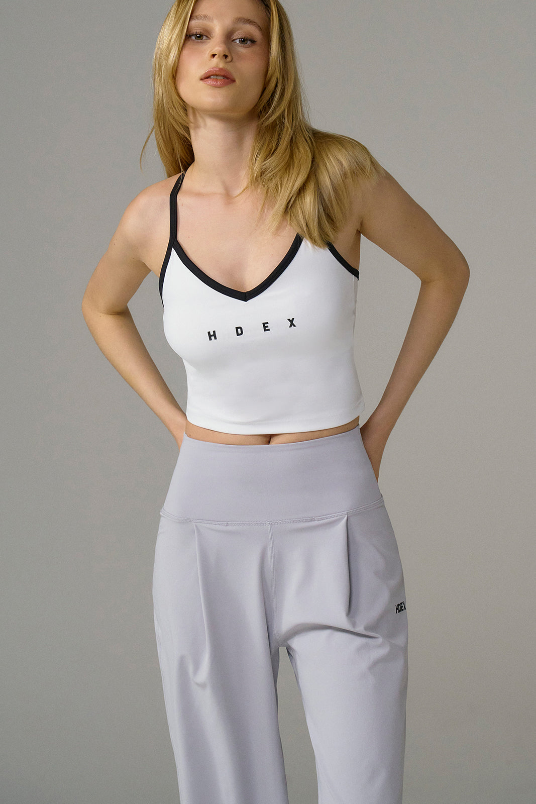 HDEX Celana Korea Olahraga Light Support Daily Leggings Pants Mist Gray