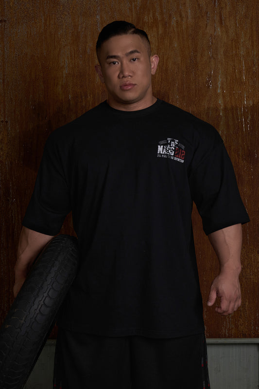 HDEX The Mass 212 Giant Fit Print Short Sleeve Black