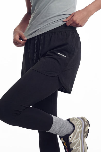 HDEX Celana Korea Olahraga Assist Motion Mesh Shorts W Black Wanita Fitness
