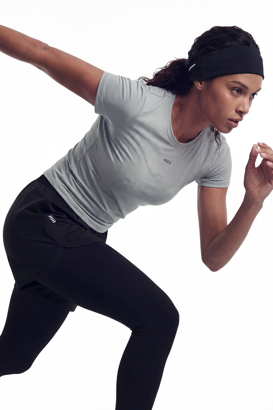 HDEX Celana Korea Olahraga Assist Motion Mesh Shorts W Black Wanita Fitness