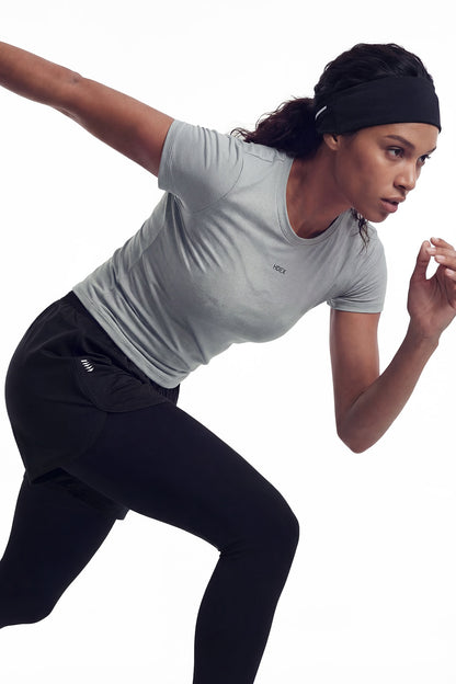 HDEX Celana Korea Olahraga Assist Motion Mesh Shorts W Black Wanita Fitness