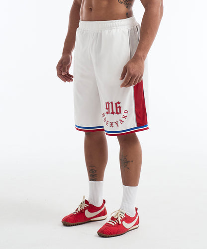 HDEX Celana Korea Olahraga 916 Classic Basketball Shorts White Pria Fitness