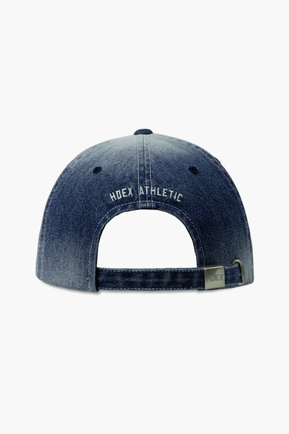 HDEX Topi Korea Olahraga 916 Denim Washed Ball Cap Blue Pria Wanita Fitness