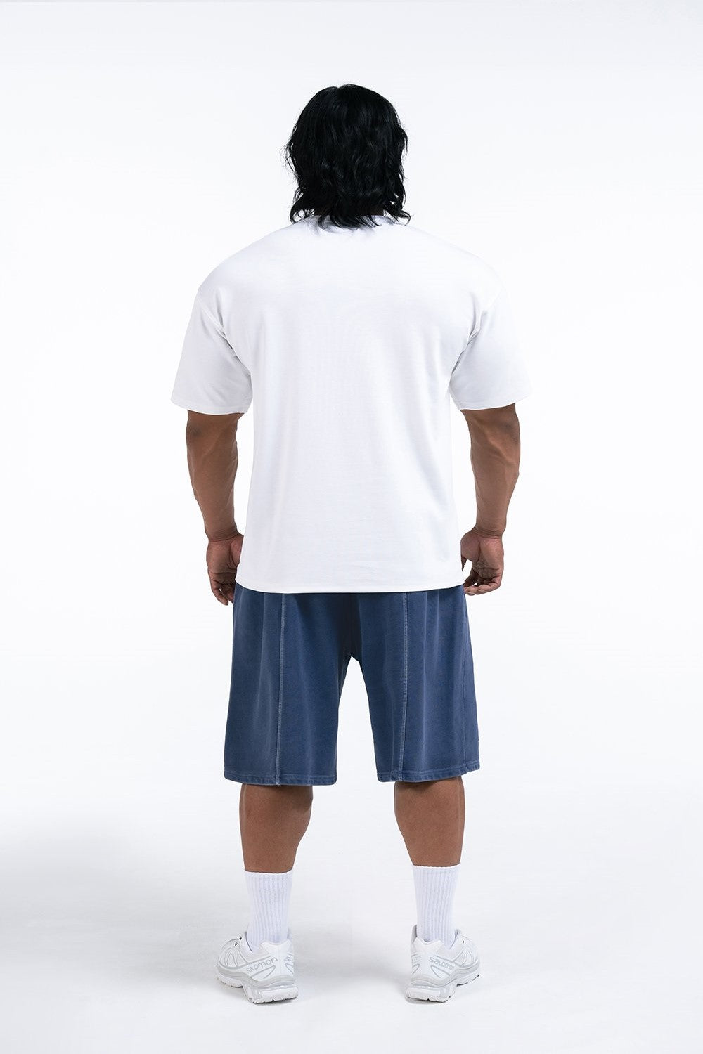 HDEX Main Logo Over Fit Sleeve T-Shirt White