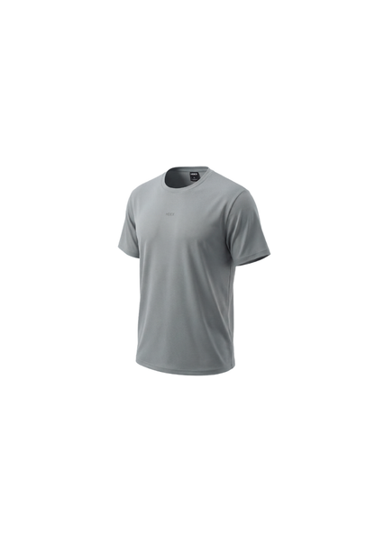 HDEX Baju Korea Olahraga Velo Light Short Sleeve Fog Gray Pria Fitness