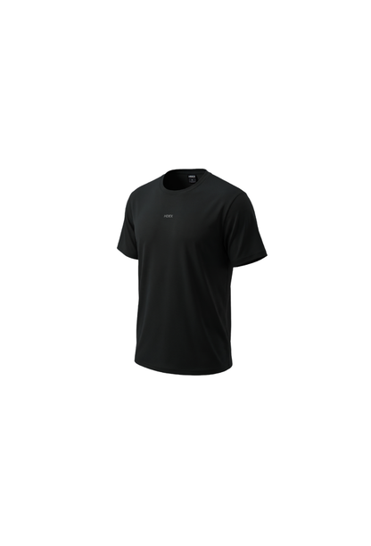 HDEX Baju Korea Olahraga Velo Light Short Sleeve Black Pria Fitness
