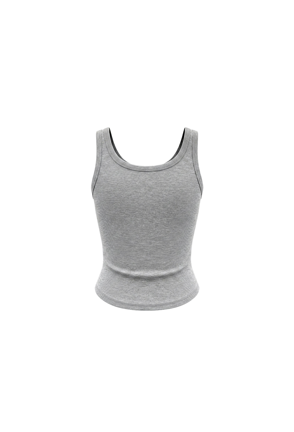 HDEX Baju Korea Olahraga Soft Skin Plain Bra Top Melange Gray Wanita Fitness