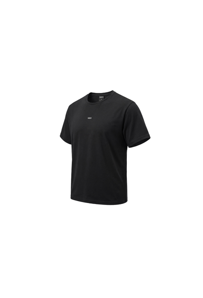 HDEX Baju Korea Olahraga Aero Tech Short Sleeve Black Pria Fitness