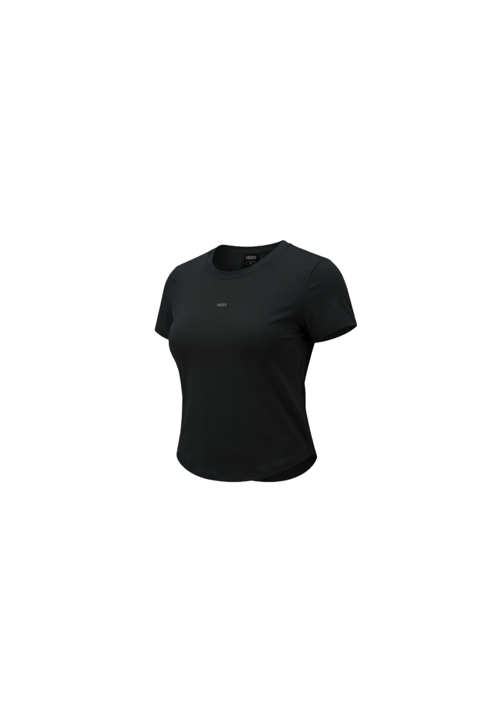 HDEX Baju Korea Olahraga Women`s Velo Light Short Sleeve Black Wanita Fitness