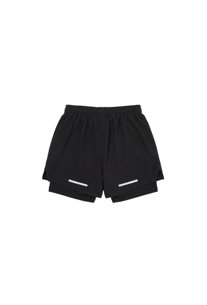 HDEX Celana Korea Olahraga Women`s 2in1 Velo Light Shorts Black Wanita Fitness