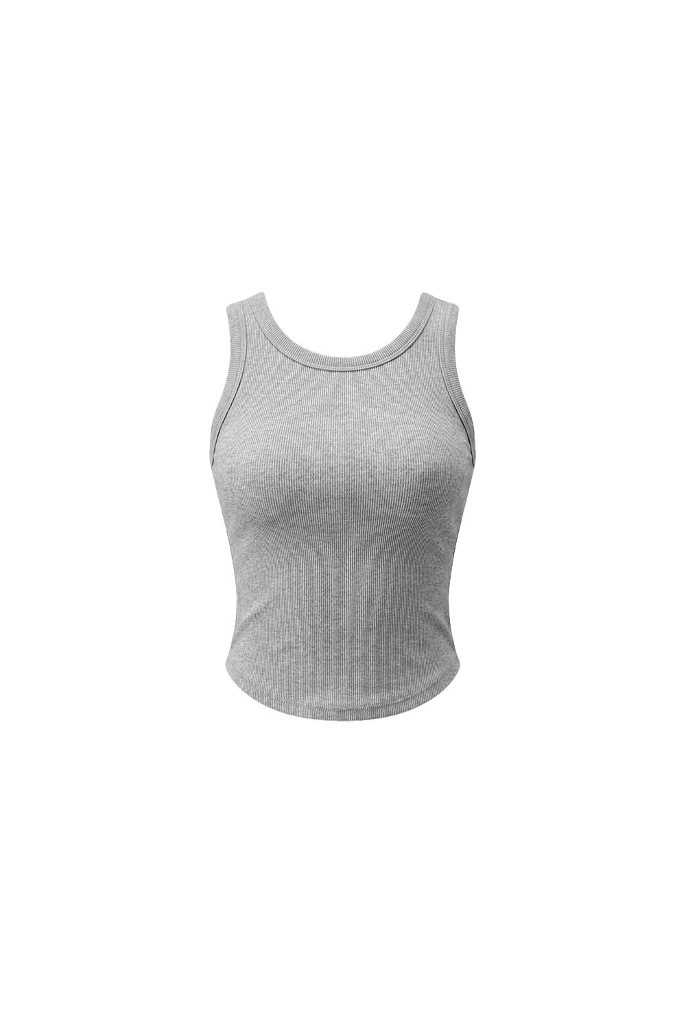 HDEX Baju Korea Olahraga Soft Skin Plain Bra Top Melange Gray Wanita Fitness