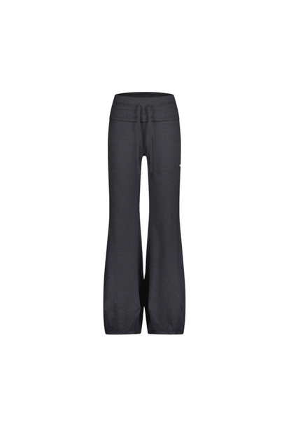 HDEX Celana Korea Olahraga Sophie Relax Bootcut Leggings Melange Charcoal Wanita Fitness
