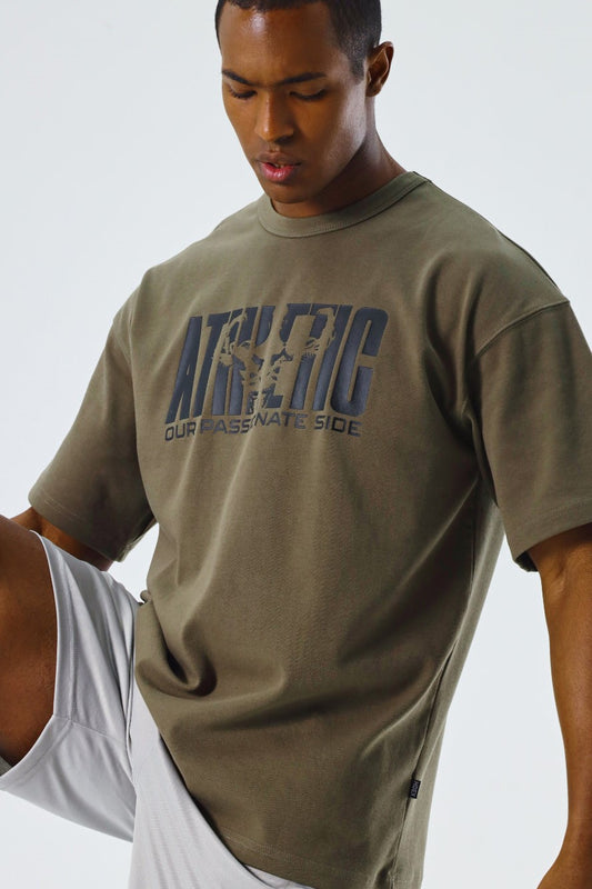 HDEX Athletic Over Fit Short Sleeve Khaki