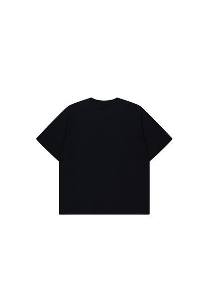 HDEX Baju Korea Olahraga Squad Short Sleeve Black Pria Fitness