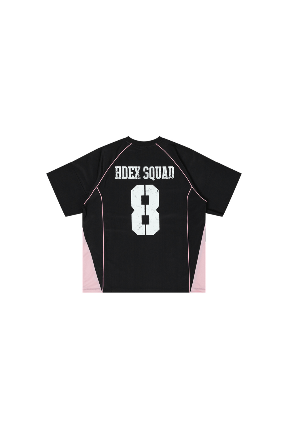 HDEX Baju Korea Olahraga Squad Number 8 Jersey Short Sleeve W Black Wanita Fitness