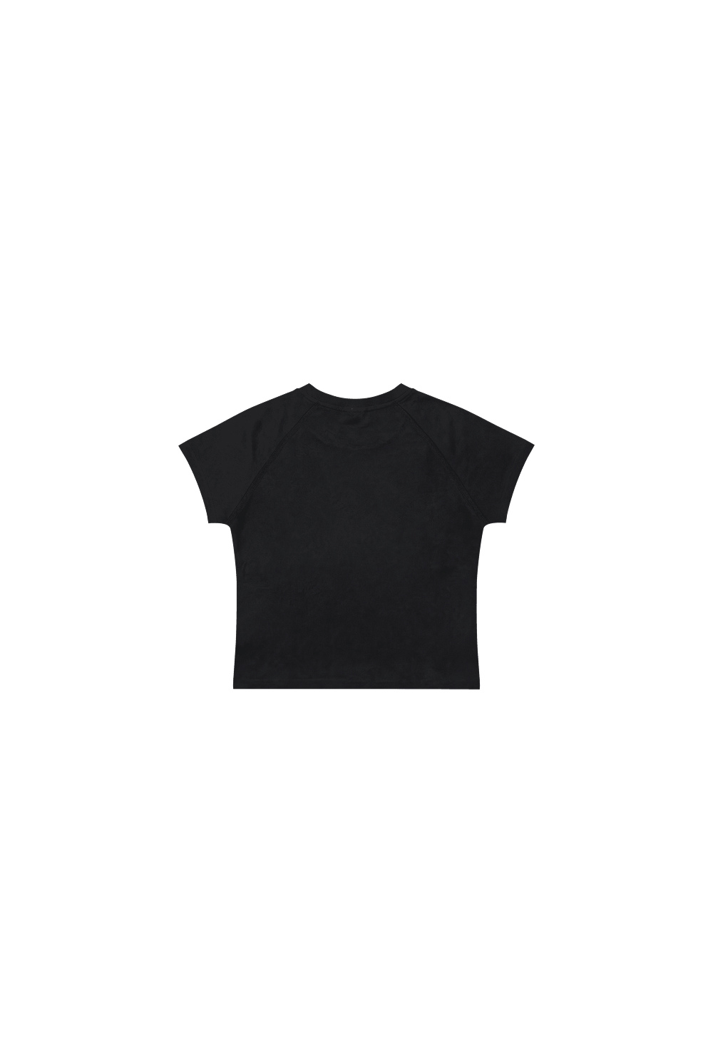 HDEX Baju Korea Olahraga Legacy Slim Fit Cap Short Sleeve Black Wanita Fitness