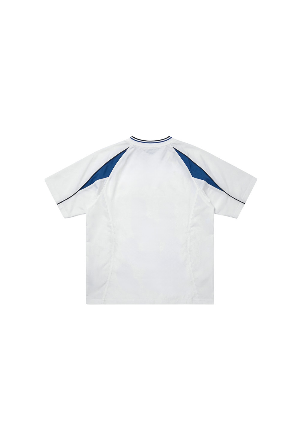 HDEX Baju Korea Olahraga Reverse Double Layer Half Jersey Short Sleeve White Pria Fitness
