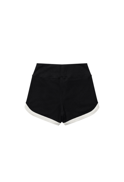 HDEX Celana Korea Olahraga Legacy Slim Fit Single Shorts W Black Wanita Fitness
