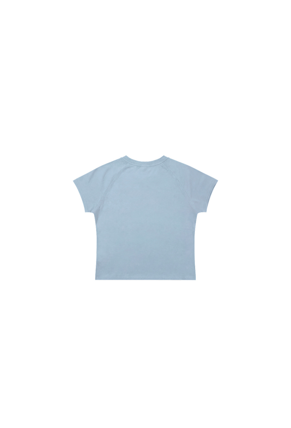HDEX Baju Korea Olahraga Legacy Slim Fit Cap Short Sleeve Sky Blue Wanita Fitness