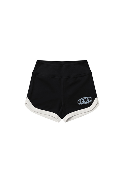 HDEX Celana Korea Olahraga Legacy Slim Fit Single Shorts W Black Wanita Fitness