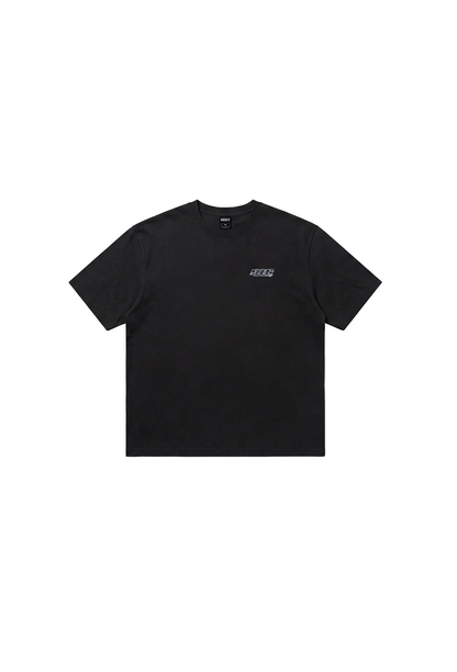 HDEX Baju Korea Olahraga Clear 916 Back Logo Short Sleeve Black Pria Fitness