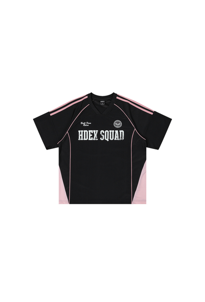HDEX Baju Korea Olahraga Squad Number 8 Jersey Short Sleeve W Black Wanita Fitness