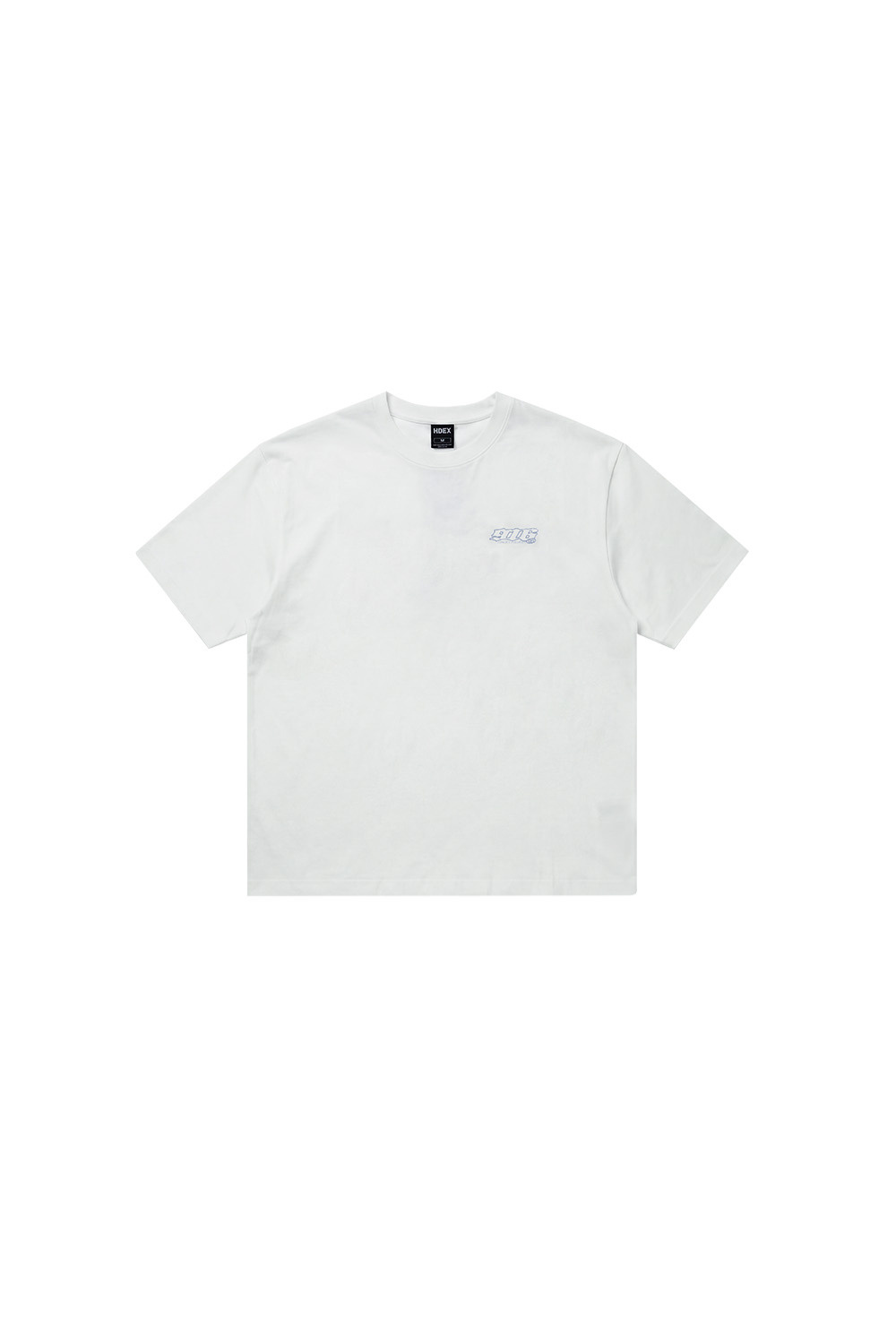 HDEX Baju Korea Olahraga Clear 916 Back Logo Short Sleeve White Pria Fitness