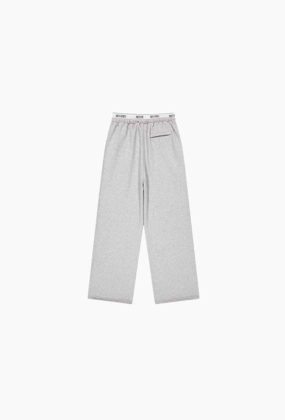 HDEX Celana Korea Olahraga Banding Retreat Double Layer Sweat Pants Melange Gray