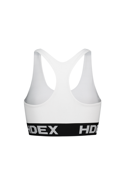 HDEX Baju Korea Olahraga Pro Banded Bra Top White Wanita Fitness