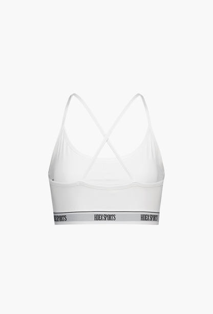 HDEX Pakaian Dalam Korea Olahraga Banding Stretch Bra Top White