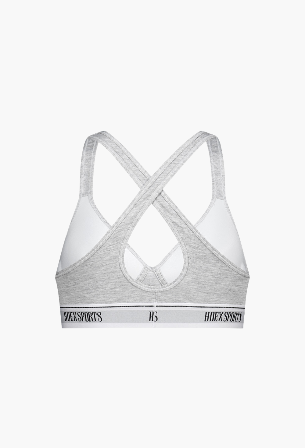 HDEX Pakaian Dalam Korea Olahraga Comfort Banding Bra Melange Gray